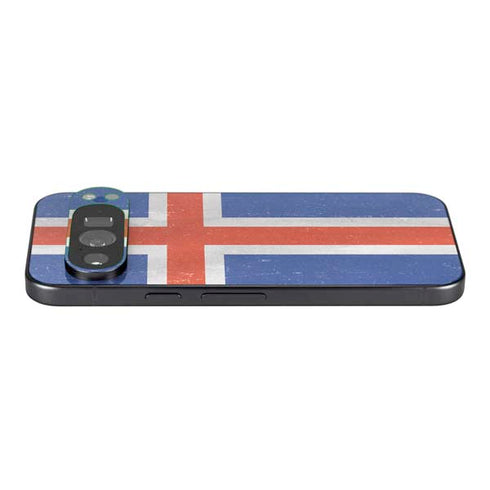 Iceland Flag Distressed Google Pixel 9 Pro Skin